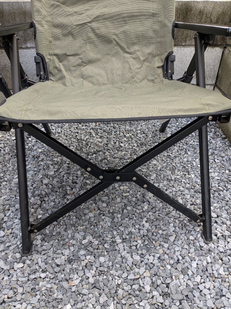 コールマン レイチェア セット オリーブ 中古