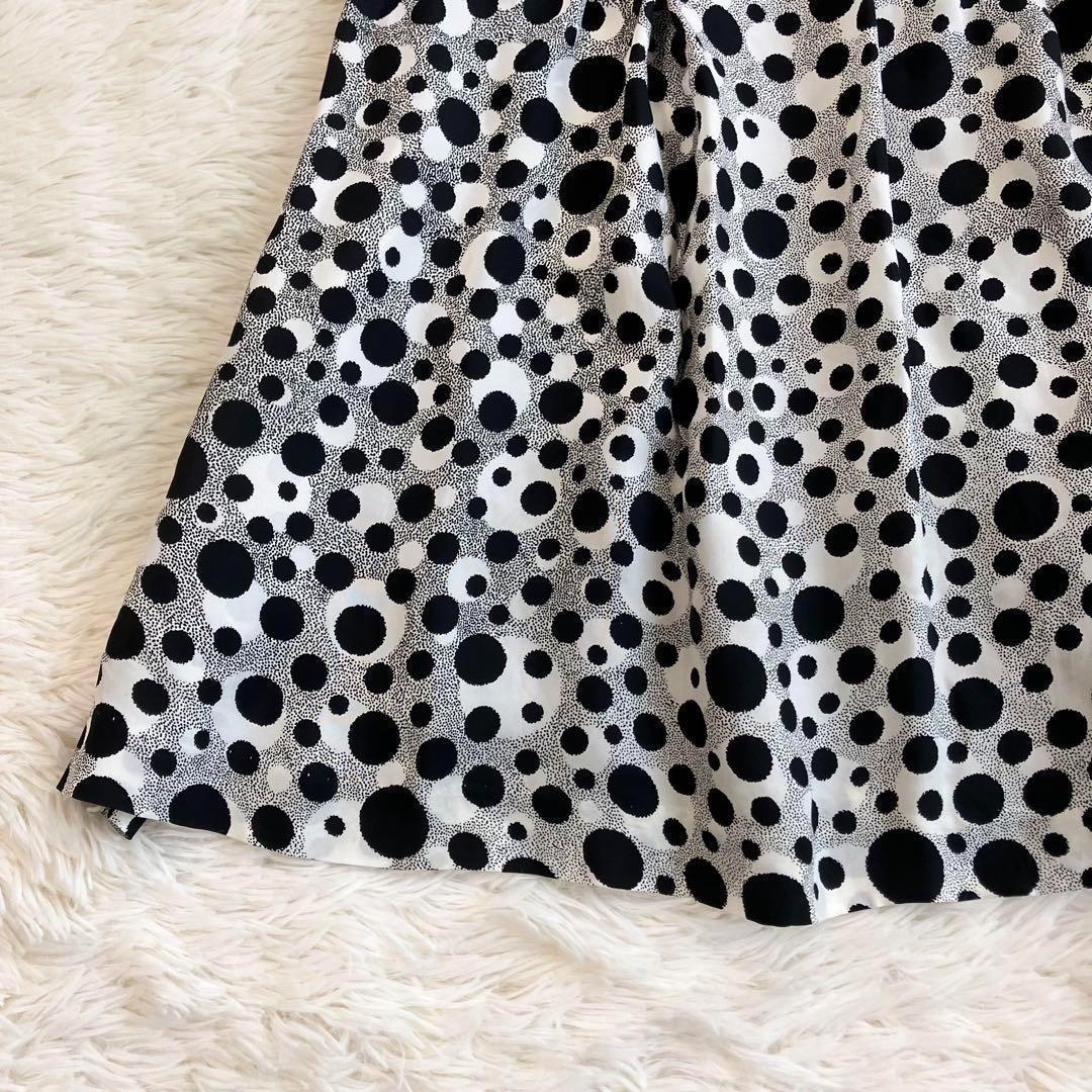 新品 大きいサイズ ジャンポールゴルチェ フレアスカート ドット フェイクレザー