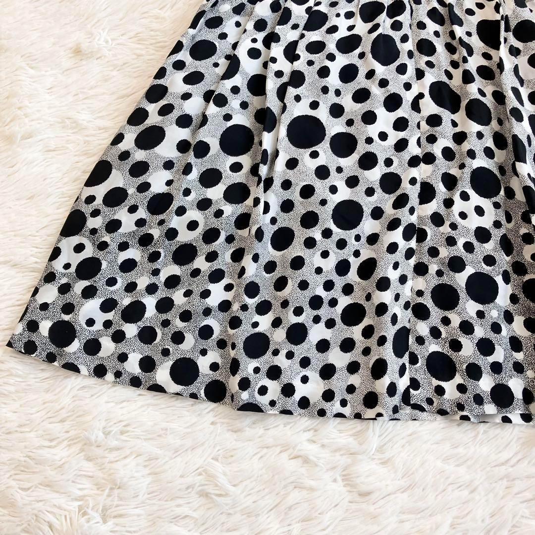 新品 大きいサイズ ジャンポールゴルチェ フレアスカート ドット フェイクレザー