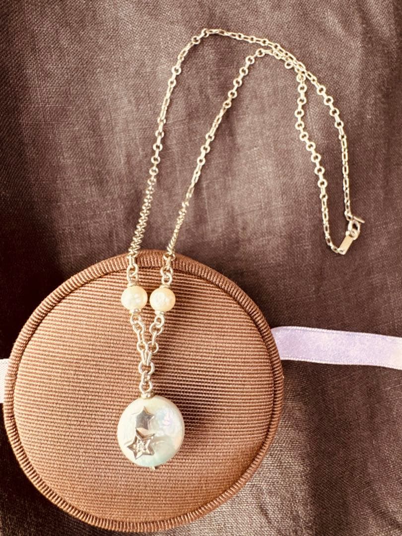 スタージュエリー パール シルバー ネックレス