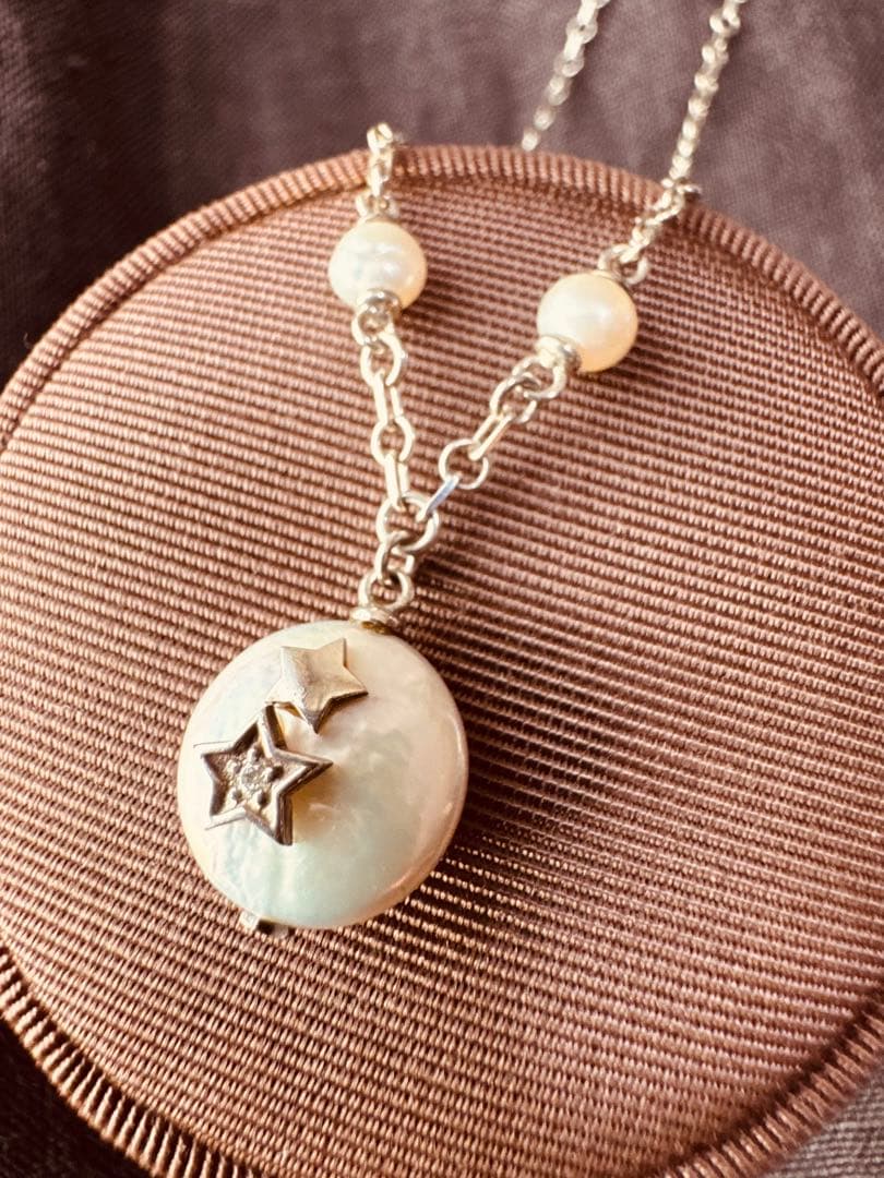 スタージュエリー パール シルバー ネックレス