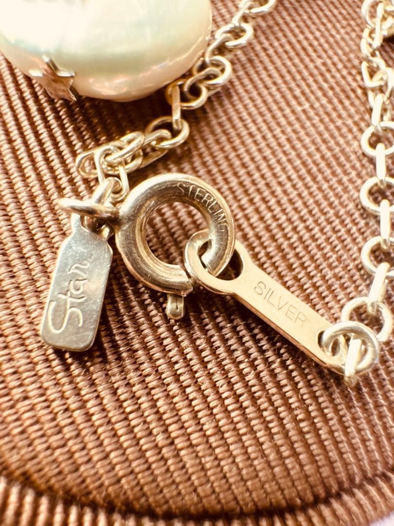 スタージュエリー パール シルバー ネックレス