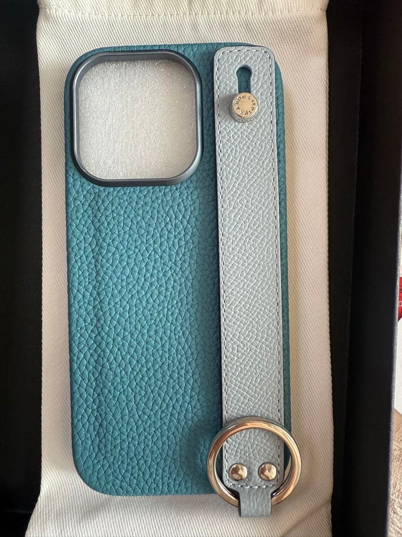 BONAVENTURA iPhone 16 Pro ケース　シアン✖️ブルーリン