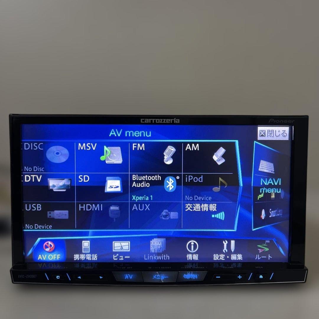 パイオニア カロッツェリア カーナビゲーションシステム AVIC-ZH0007
