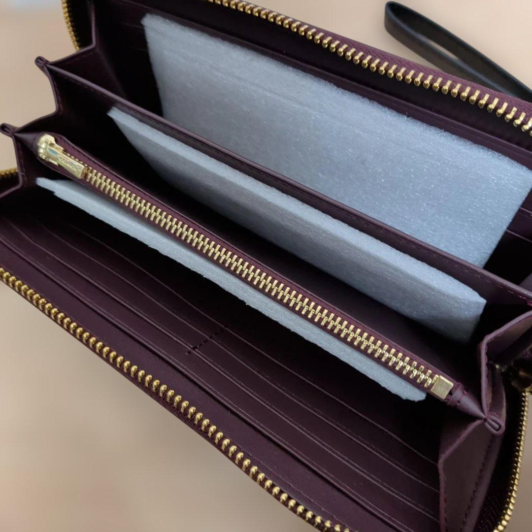 新品 COACH コーチ ロボット柄 ラウンドファスナー 長財布