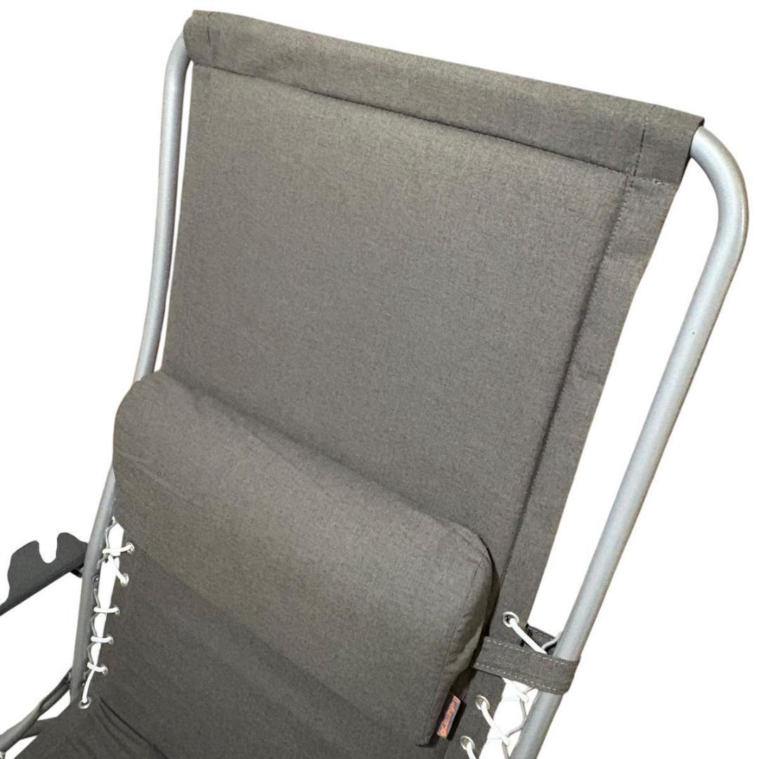 【美品】Lafuma RSX リクライニングチェア ブラウングレー フランス製