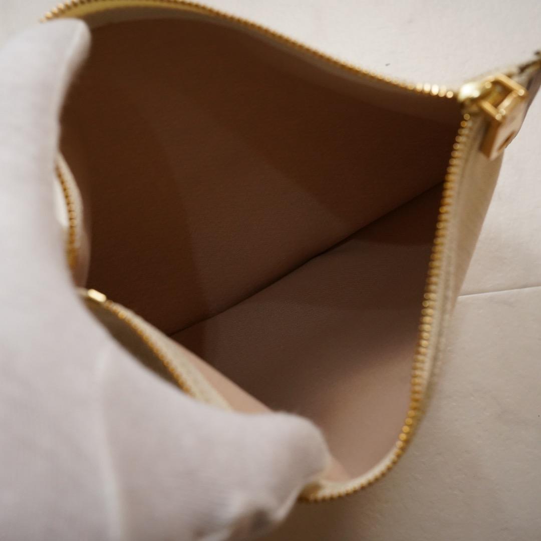 未使用級 TORY BURCH かごバッグ ラフィア ベージュ ポーチ付