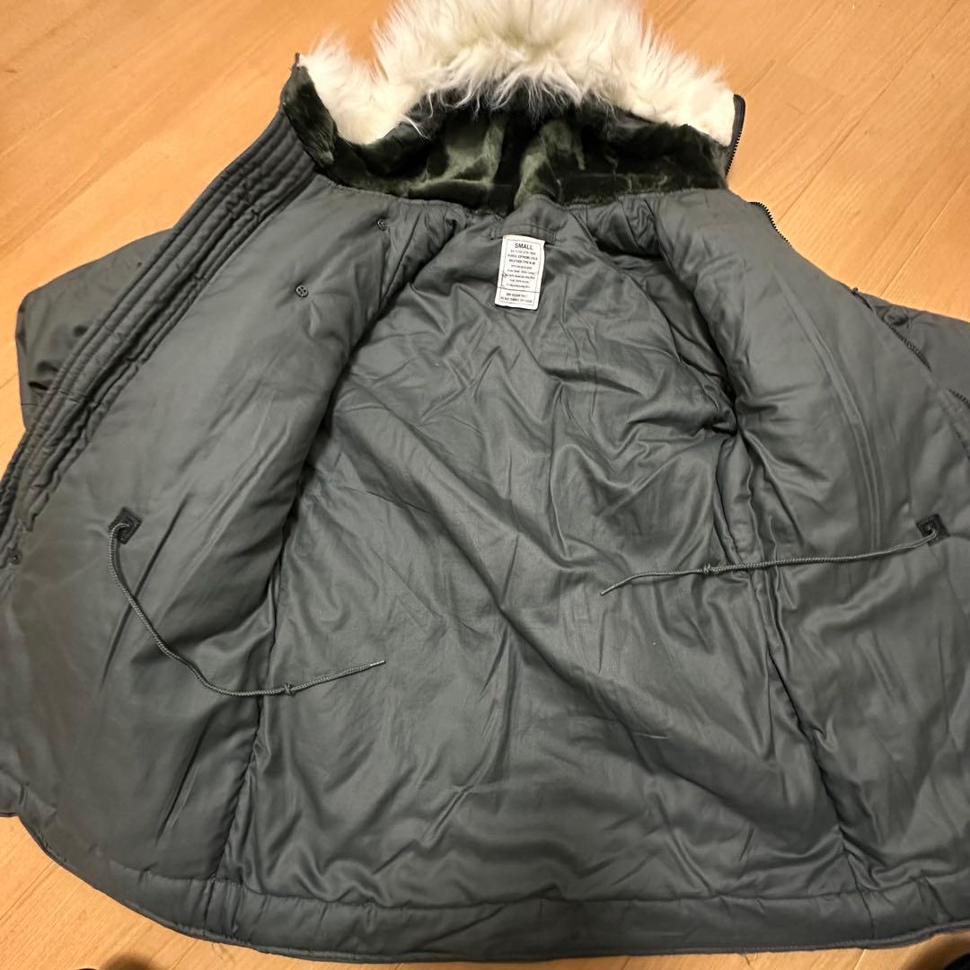 N-3B 米軍実物　00s Sサイズ　ミリタリー　フライトジャケット