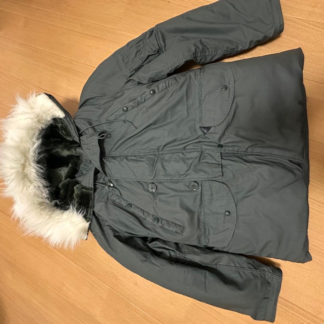 N-3B 米軍実物　00s Sサイズ　ミリタリー　フライトジャケット