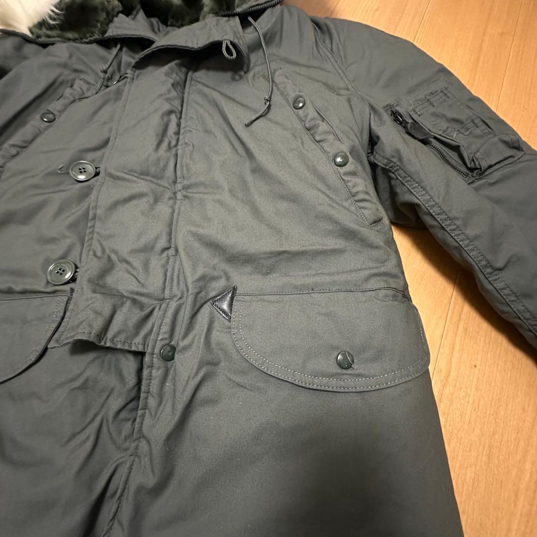 N-3B 米軍実物　00s Sサイズ　ミリタリー　フライトジャケット