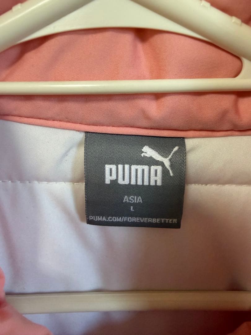 PUMA メンズジャケット Lサイズ ピンク/グレー