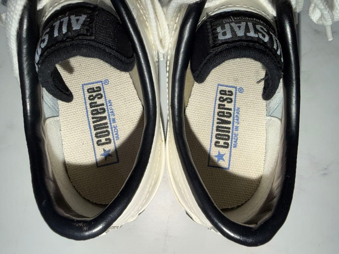 最終価格　ワンスター　レザー　コンバース　オールスター　ホワイト　24cm