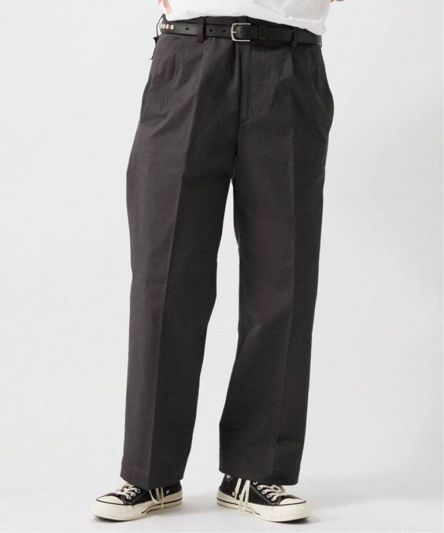 【新品】BROOKS BROTHERS 別注 プリーツ トラウザー グレー M