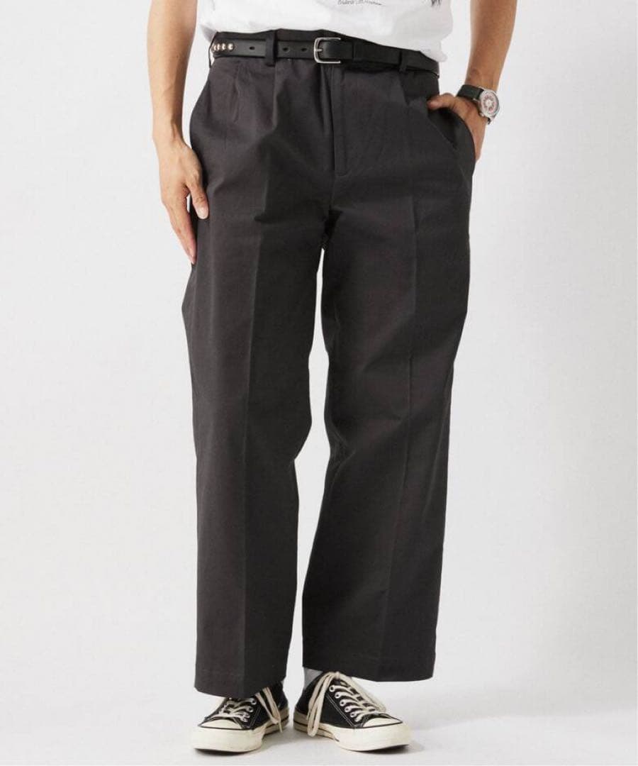 【新品】BROOKS BROTHERS 別注 プリーツ トラウザー グレー M