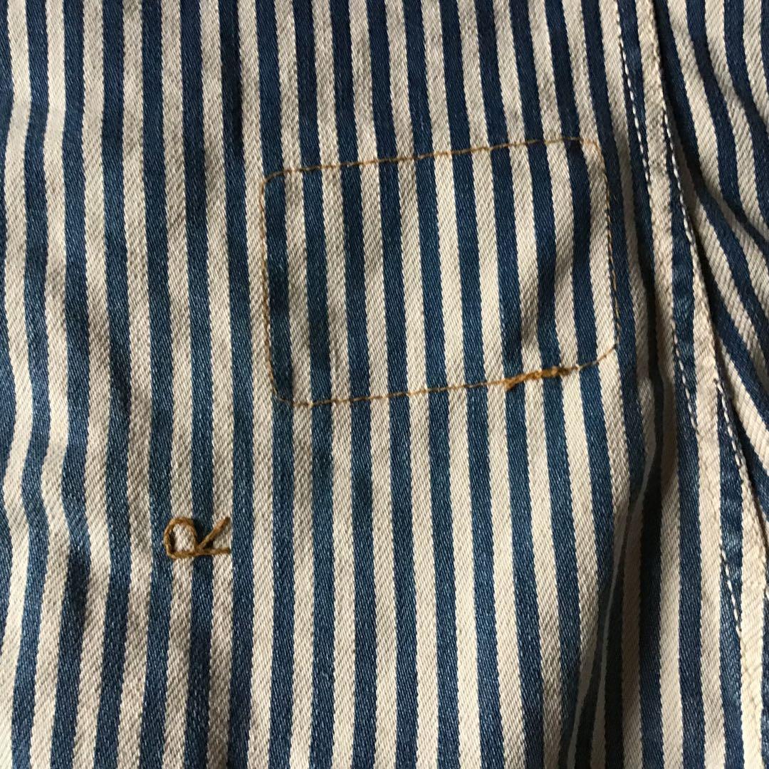 45r ストライプ カバーオール