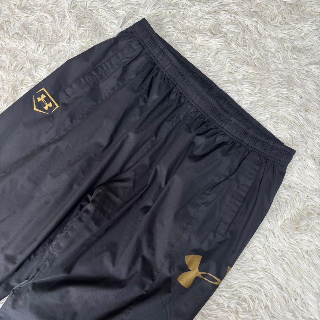 ✨️極美品 アンダーアーマー ランニングウェア 大きいサイズ XXL 黒 金