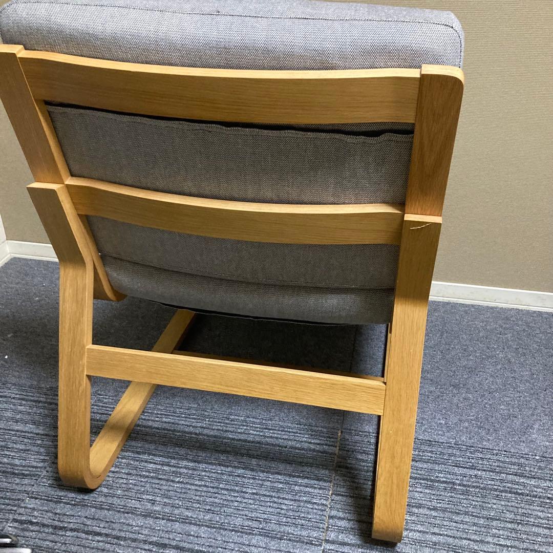 美品　無印　リビングでもダイニングでもつかえるソファチェア