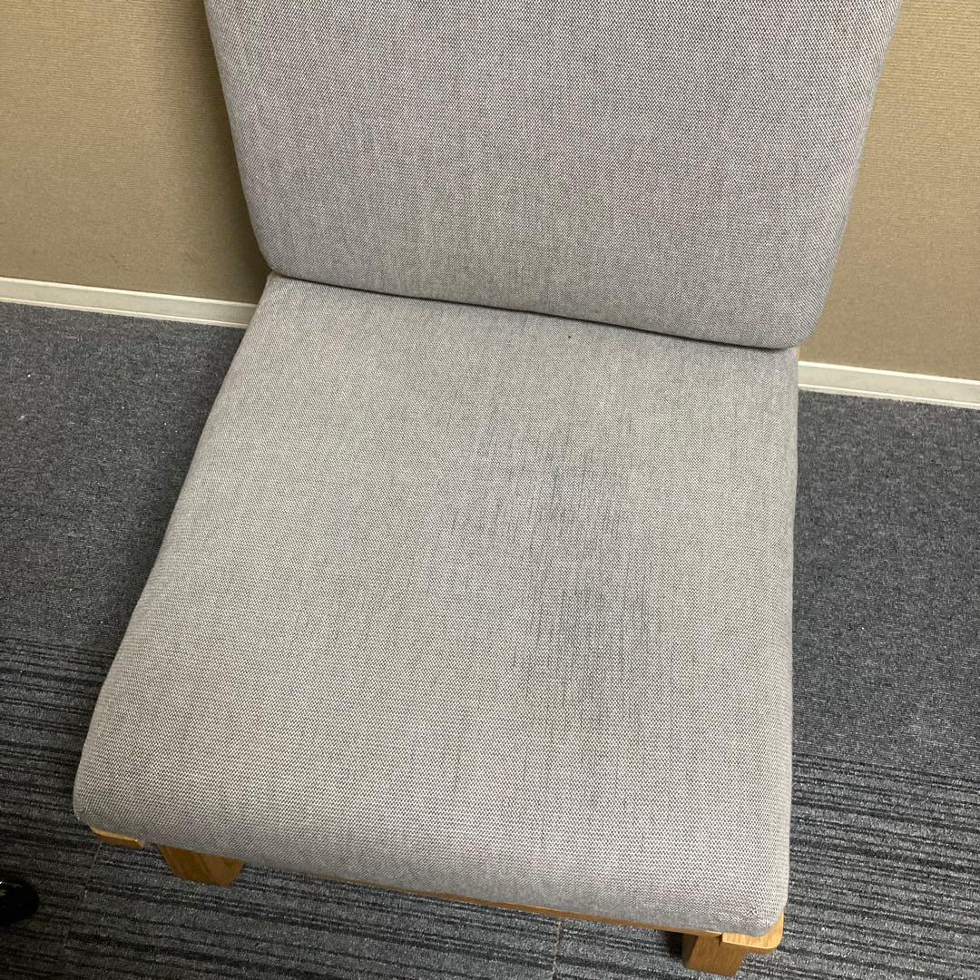 美品　無印　リビングでもダイニングでもつかえるソファチェア