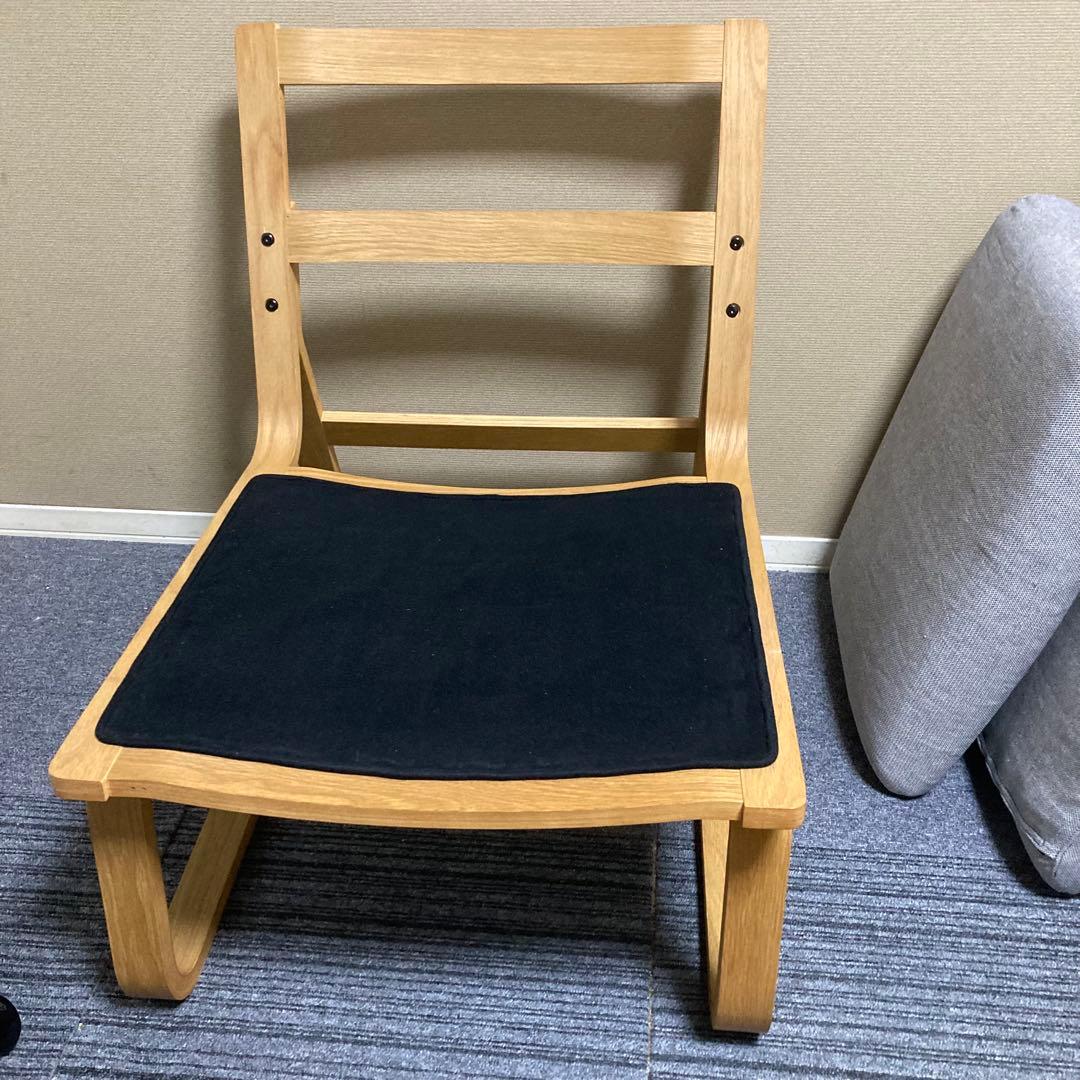 美品　無印　リビングでもダイニングでもつかえるソファチェア