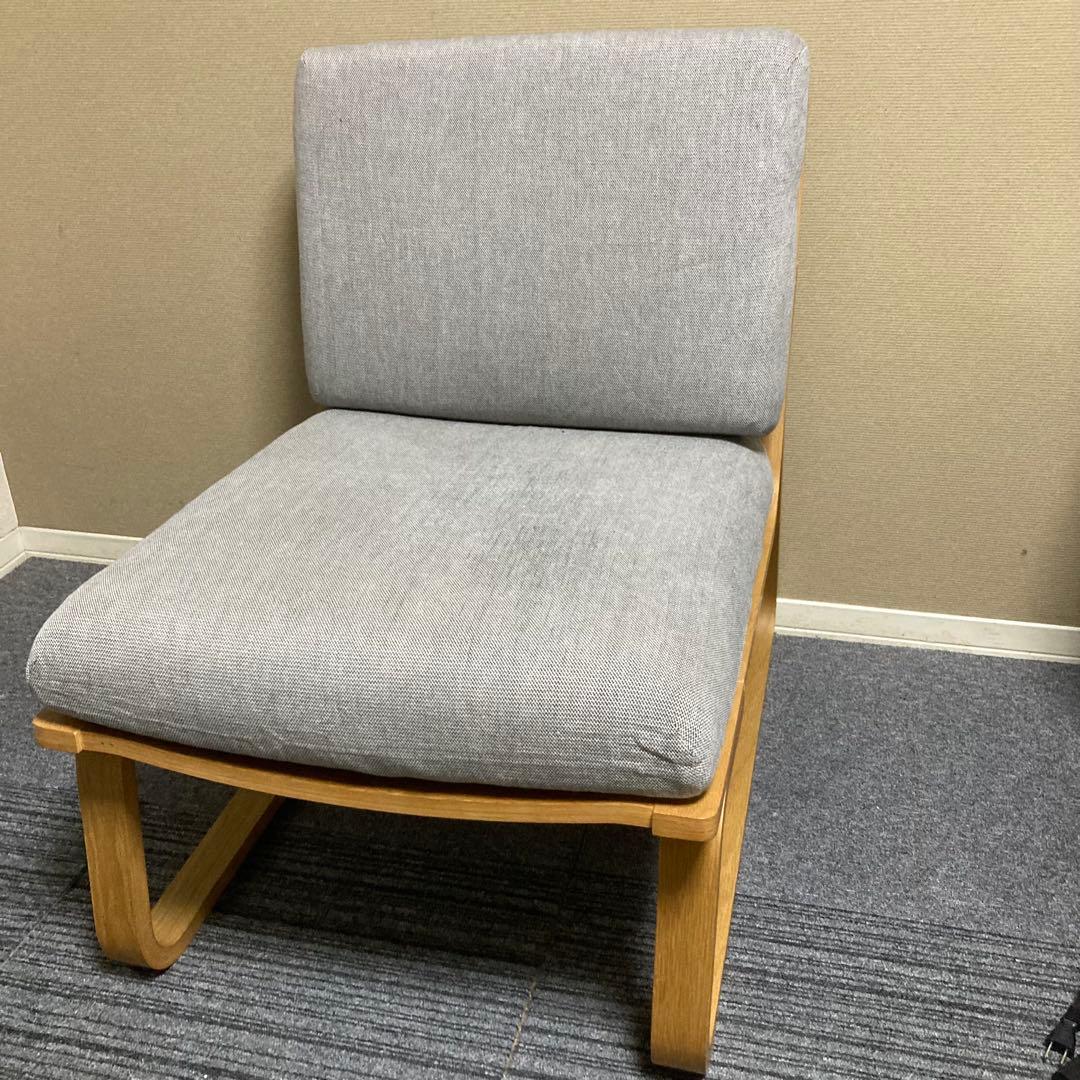 美品　無印　リビングでもダイニングでもつかえるソファチェア