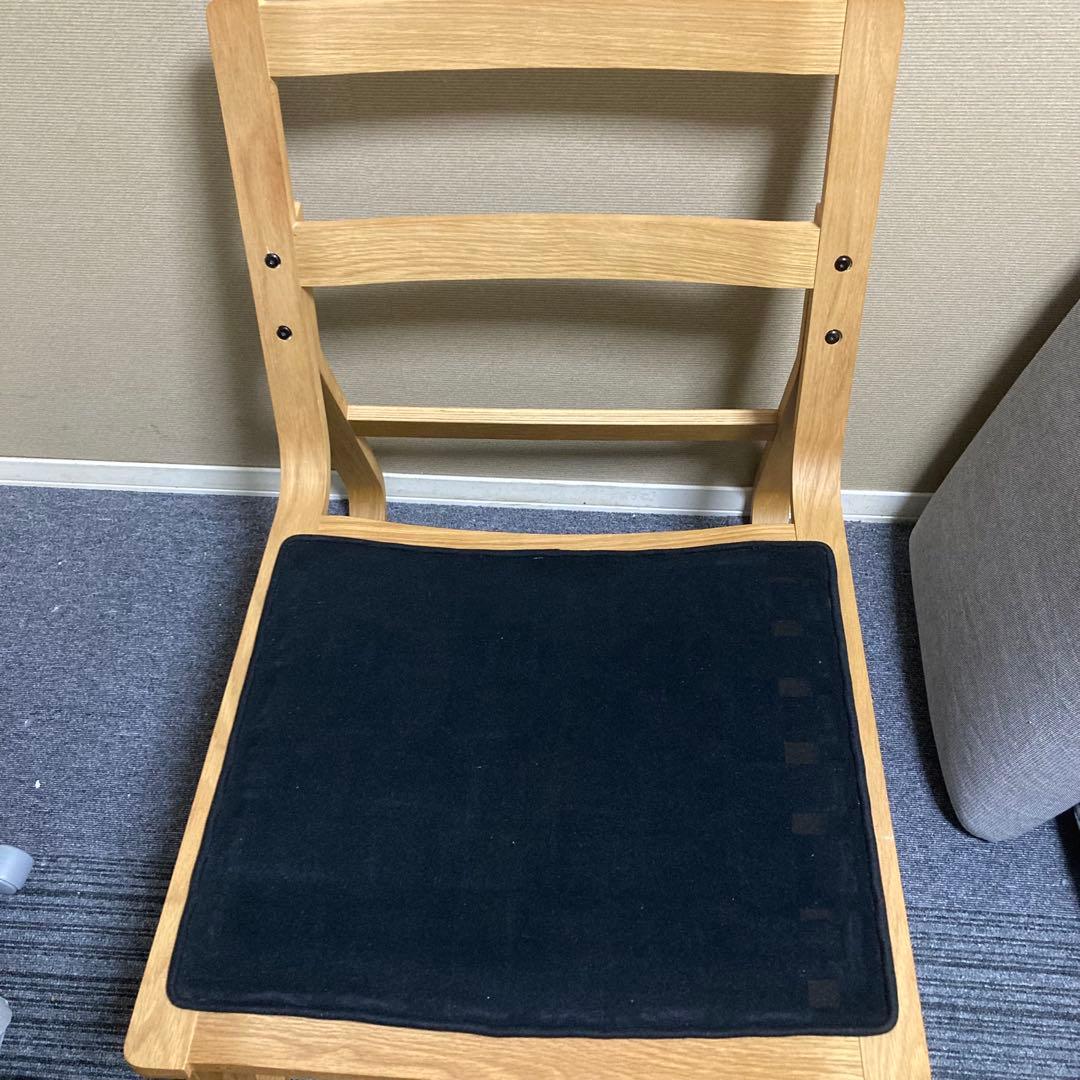 美品　無印　リビングでもダイニングでもつかえるソファチェア