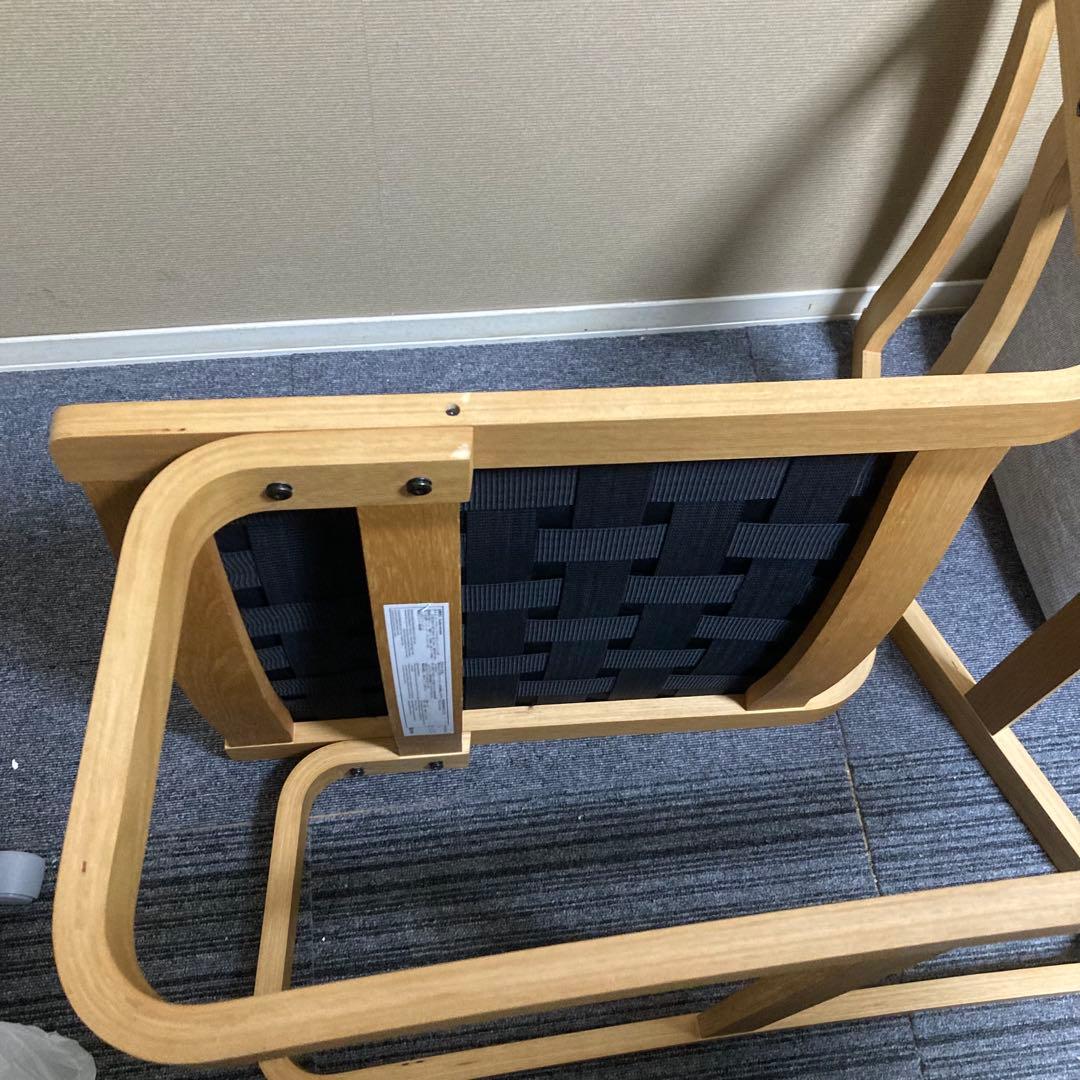 美品　無印　リビングでもダイニングでもつかえるソファチェア