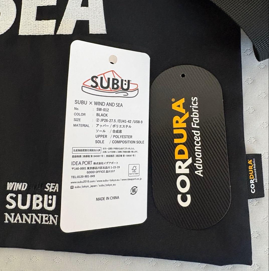 WIND AND SEA ウィンダンシー SUBUスブ NANNEN サンダル