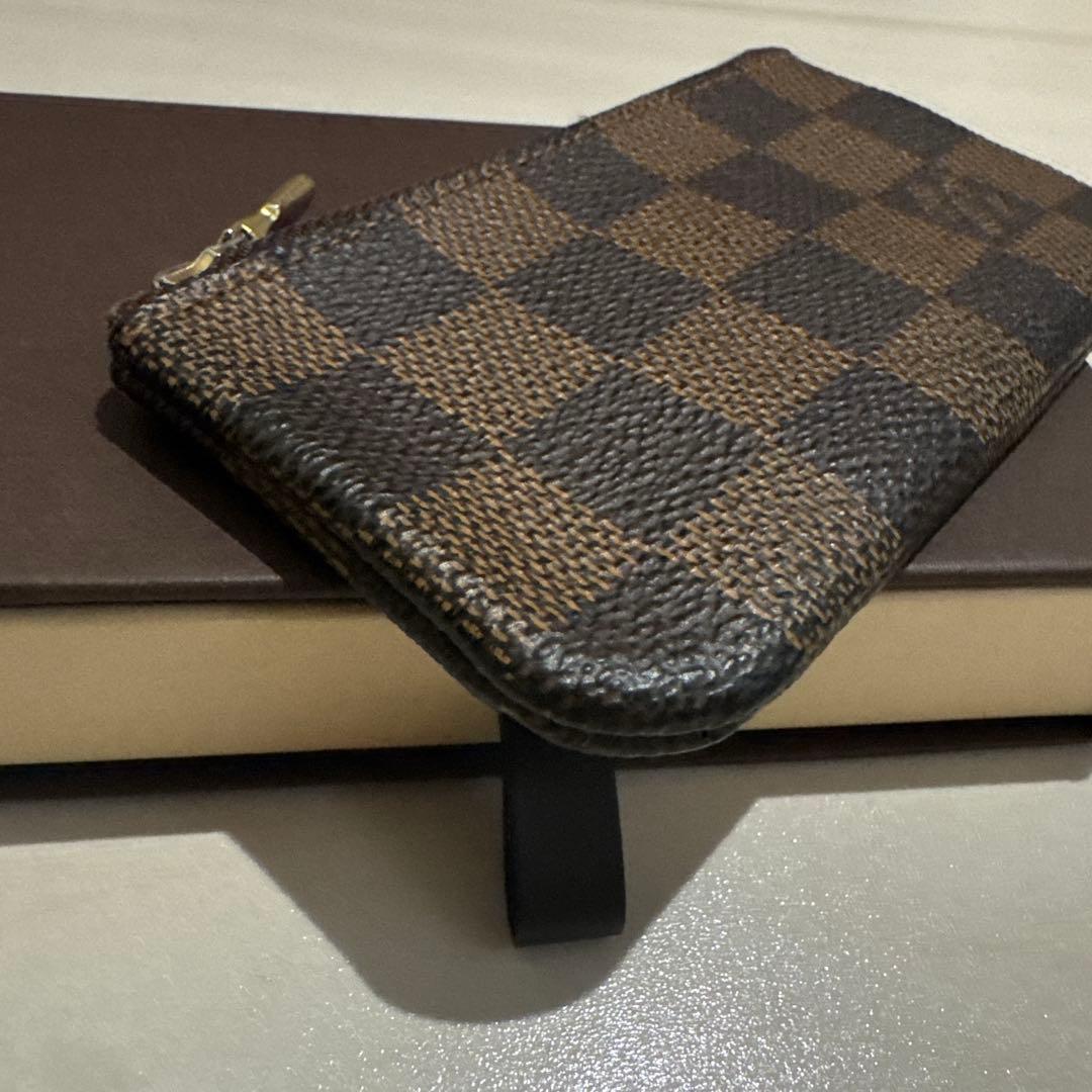 【難あり】　LOUISVUITTON ダミエ小銭入れ兼キーケース ポシェットクレ