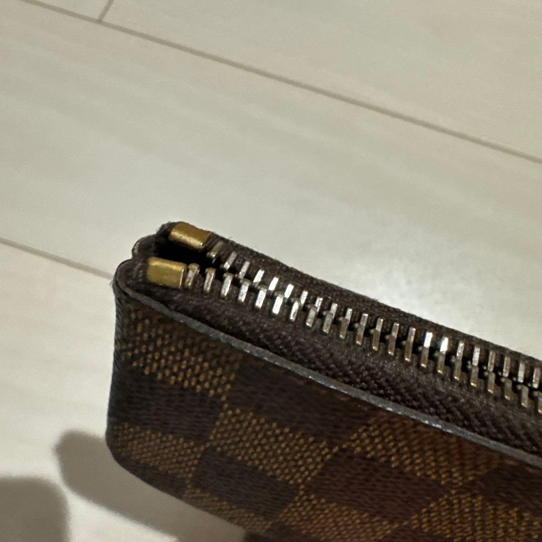 【難あり】　LOUISVUITTON ダミエ小銭入れ兼キーケース ポシェットクレ