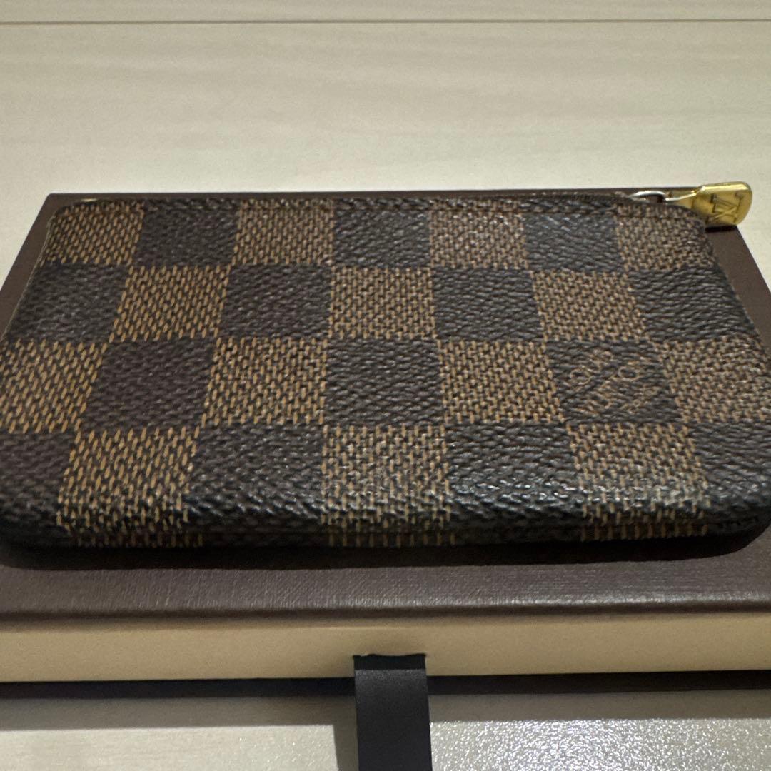 【難あり】　LOUISVUITTON ダミエ小銭入れ兼キーケース ポシェットクレ