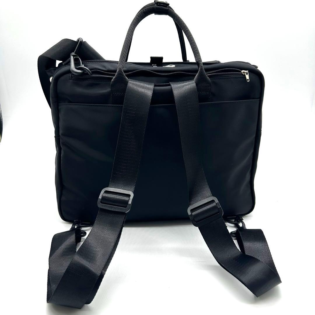 【美品】SELENT ETHER セレーンエテール 3WAY ビジネスバッグ　黒