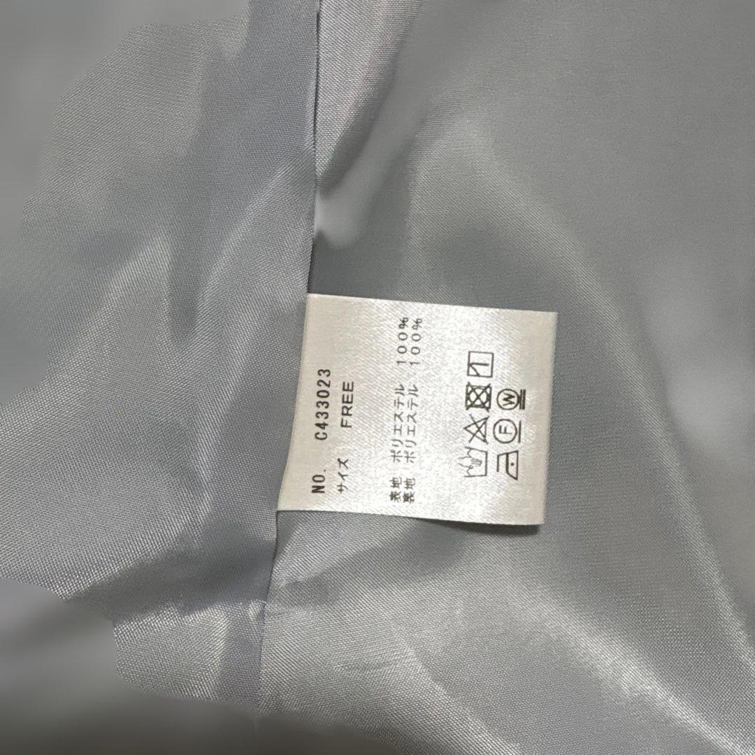 OUR our シルエットがきれいな2wayペプラムベスト