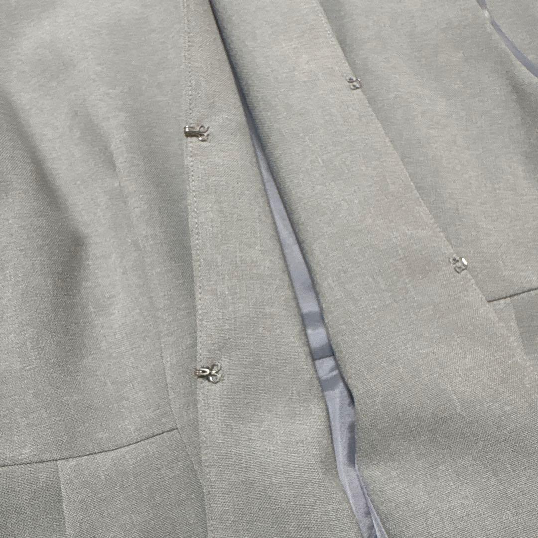 OUR our シルエットがきれいな2wayペプラムベスト