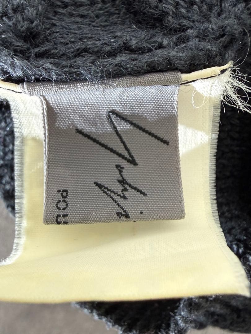 ヨウジヤマモトプールオム デザインニットキャップ