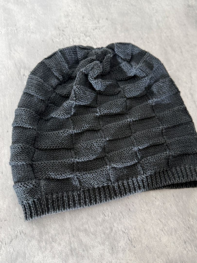 ヨウジヤマモトプールオム デザインニットキャップ