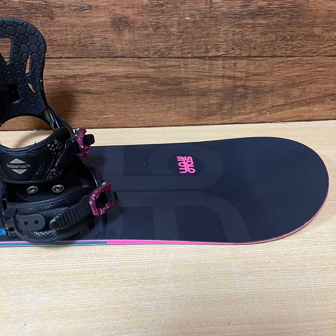 美品　サロモン　キスマーク　レディース スノーボード　3点セット　139cm