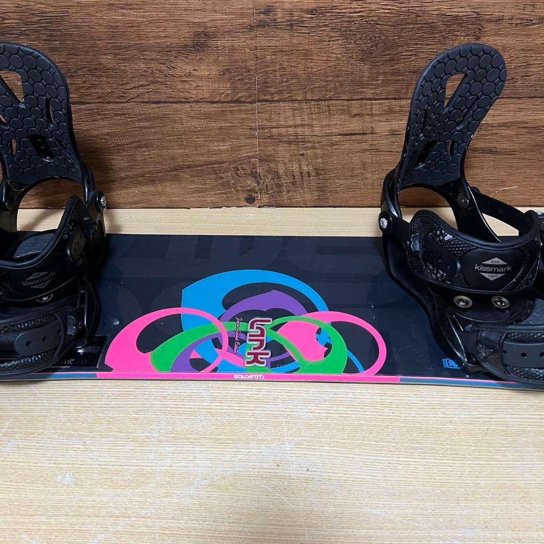 美品　サロモン　キスマーク　レディース スノーボード　3点セット　139cm