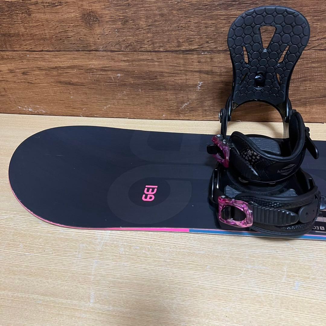 美品　サロモン　キスマーク　レディース スノーボード　3点セット　139cm