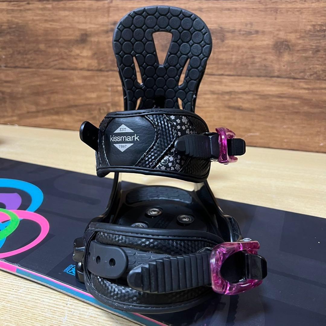 美品　サロモン　キスマーク　レディース スノーボード　3点セット　139cm