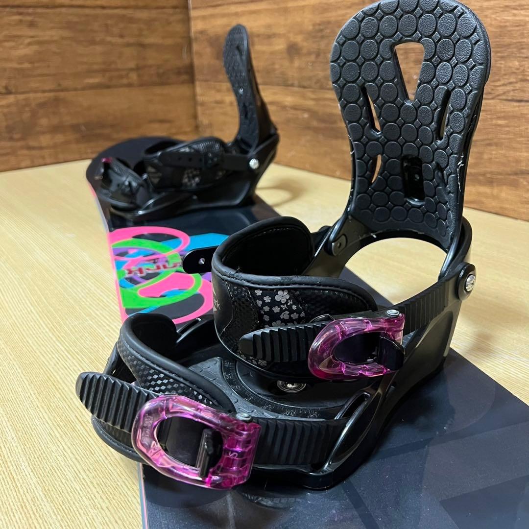 美品　サロモン　キスマーク　レディース スノーボード　3点セット　139cm