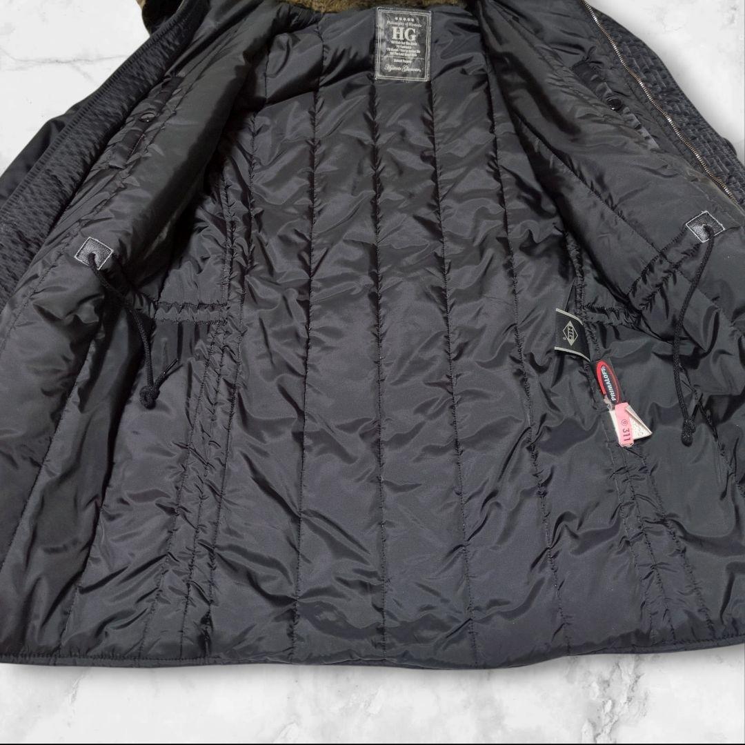 ヒステリックグラマー n-3b プリマロフト 黒 フライトジャケット ワッペン