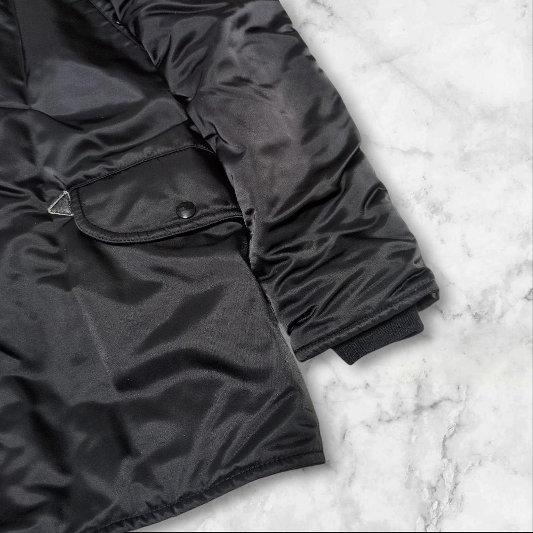 ヒステリックグラマー n-3b プリマロフト 黒 フライトジャケット ワッペン