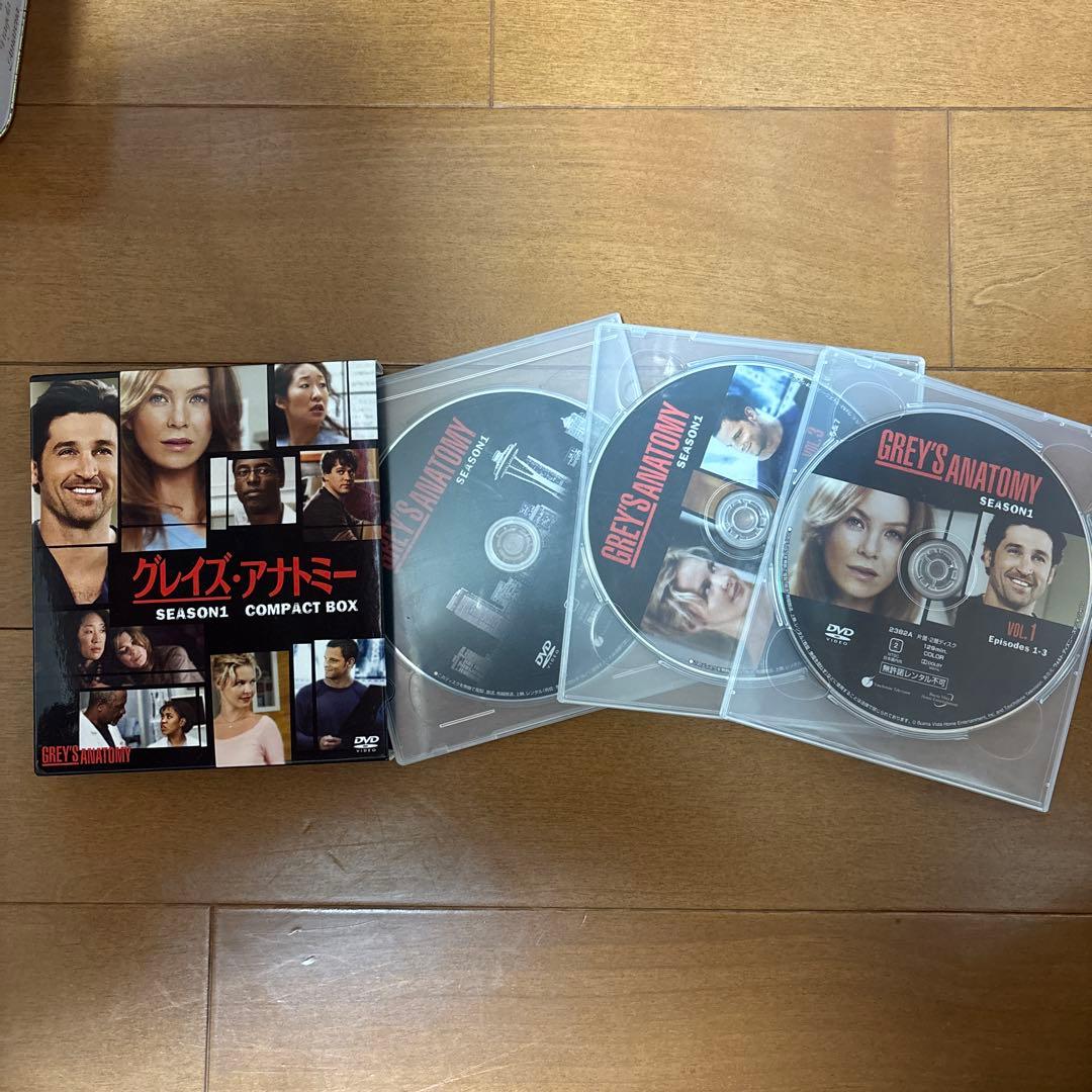 グレイズ・アナトミーコンパクトDVDボックスseason1〜8まとめ売り