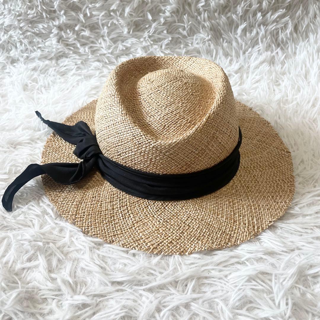 sugri スグリ　ストローハット　麦わら帽子　58cm