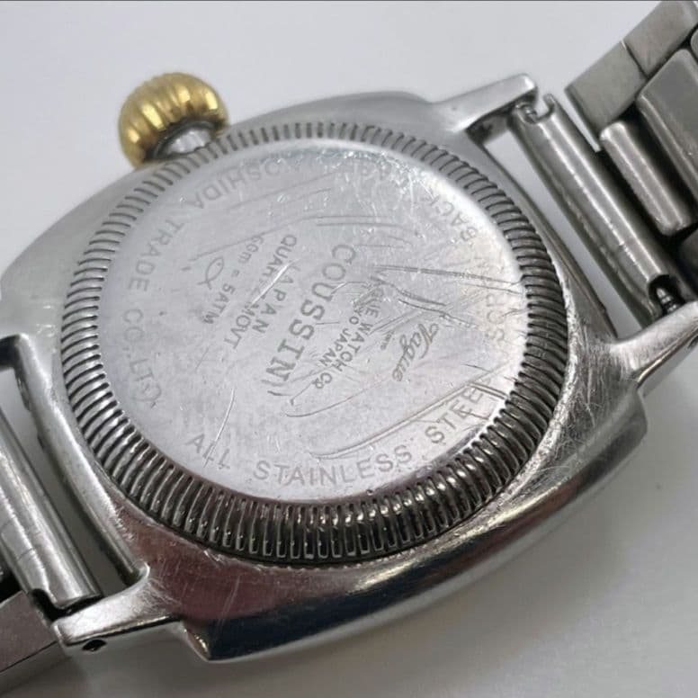 VAGUE WATCH CO. COUSSIN クォーツ スモセコ レトロ