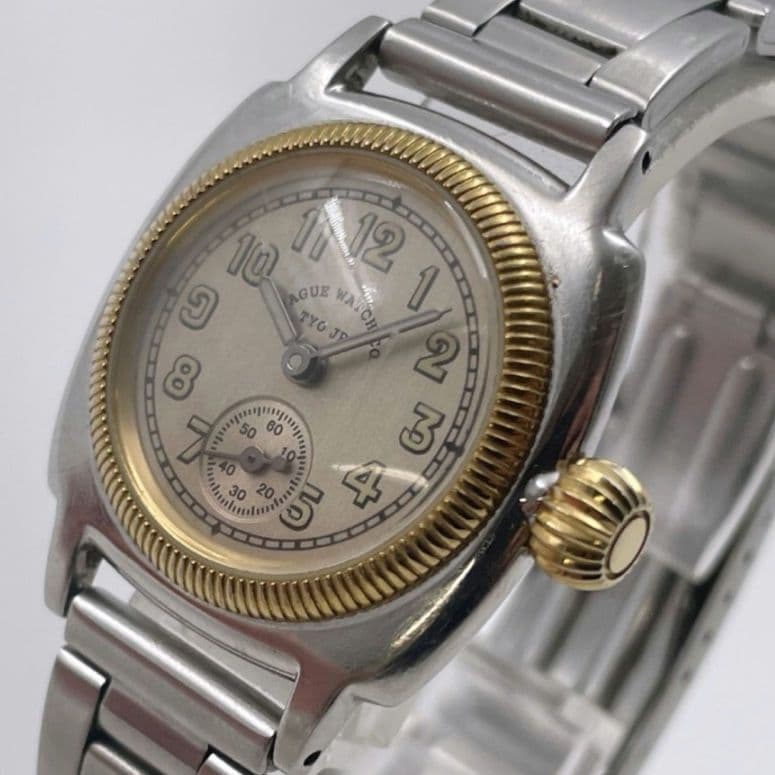 VAGUE WATCH CO. COUSSIN クォーツ スモセコ レトロ