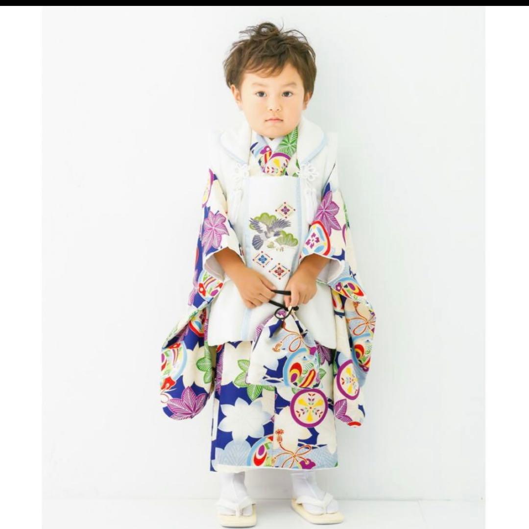 【美品】七五三 3歳 男の子 被布 セット 小町