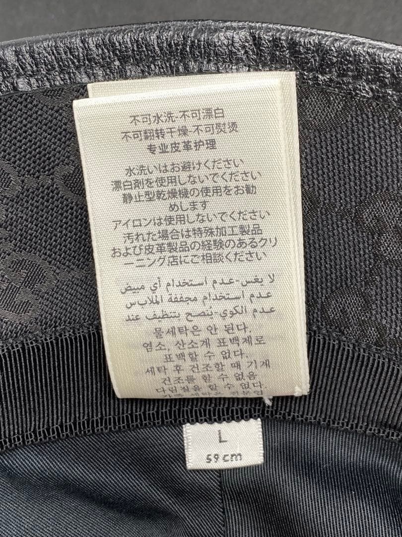 Top GUCCI 帽子 GGキャンバス バケットハット ブラック グッチ