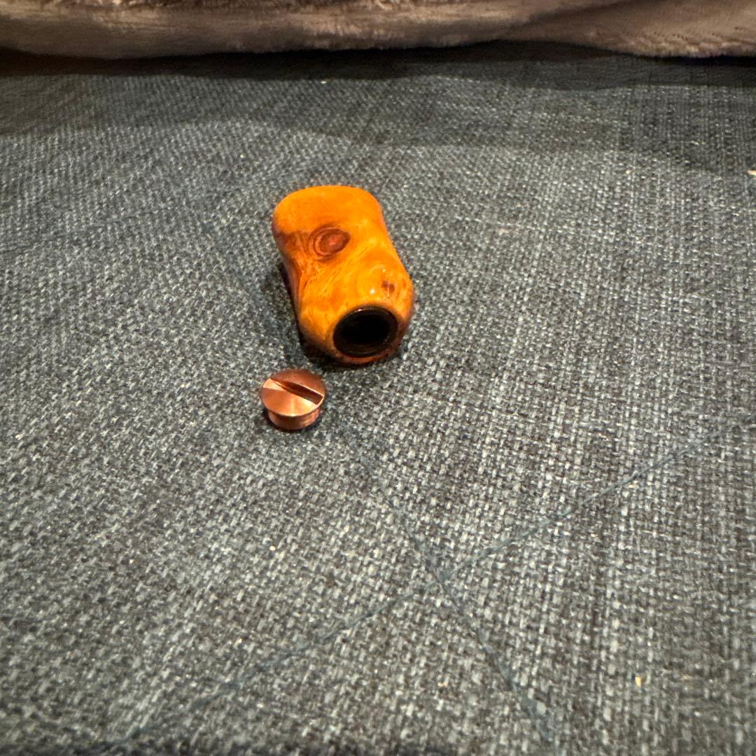 わたらせ樹脂工房　花梨紅白滑り止め　　シマノ用　右巻き　実釣り未使用