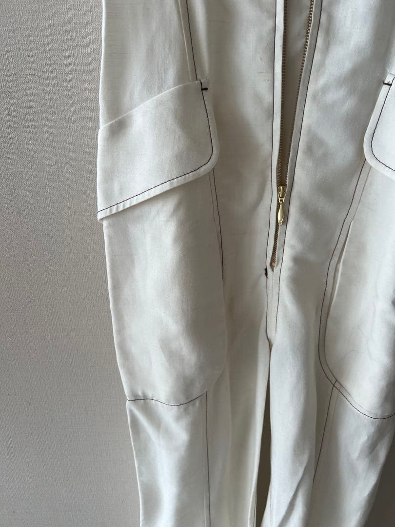 mamekurogouchiマメクロゴウチジャンプスーツホワイト系サイズ:2